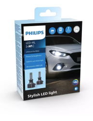 LED H1 PHILIPS Ultinon Pro3022  12V & 24V   6000K 2τμχ .....